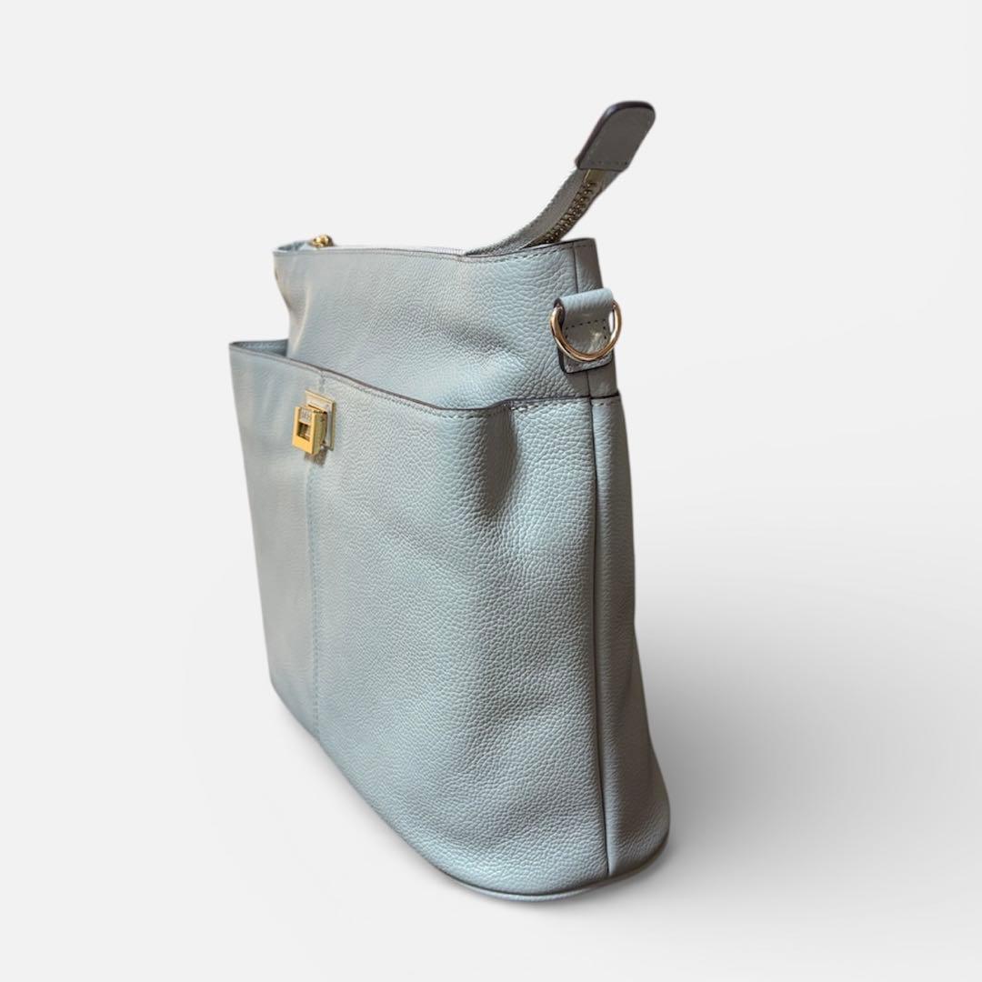 アタオ ATAO ウィークエンド ショルダーバッグアイスグレー