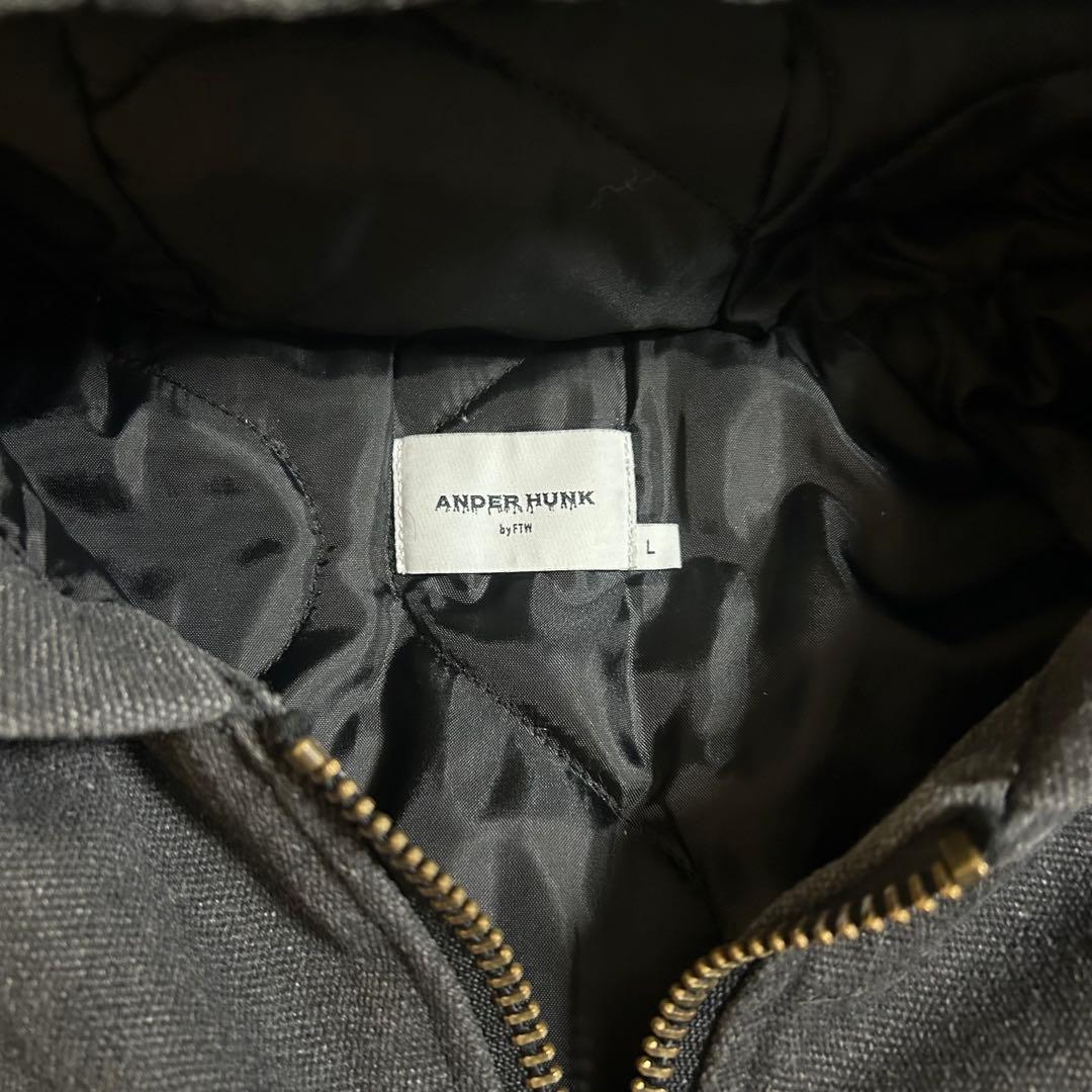 ANDER HUNK ショートダックフードジャケット L