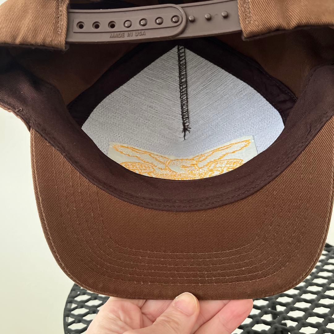 ANTIHERO アンタイヒーロー　アンチヒーロー キャップ　USA製　ブラウン