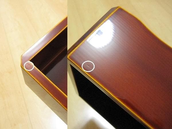 新品　飛騨高山　伝統工芸　飛騨春慶　豪華 五段重箱　角重　木箱付き