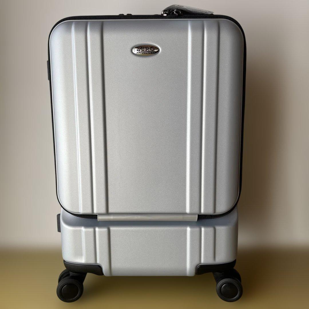 【ZERO HALLIBURTON】軽量スーツケース 機内持ち込み　シルバー