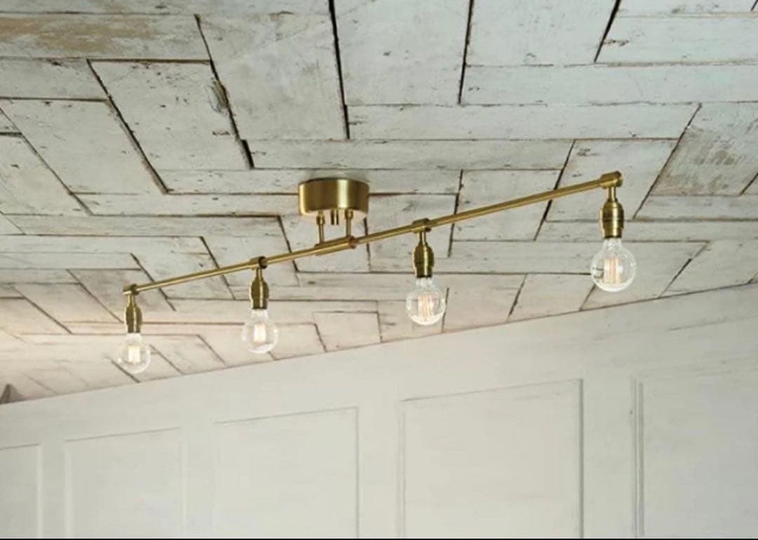 Laiton 4-ceiling lamp(レイトン4シーリングランプ)/真鍮風