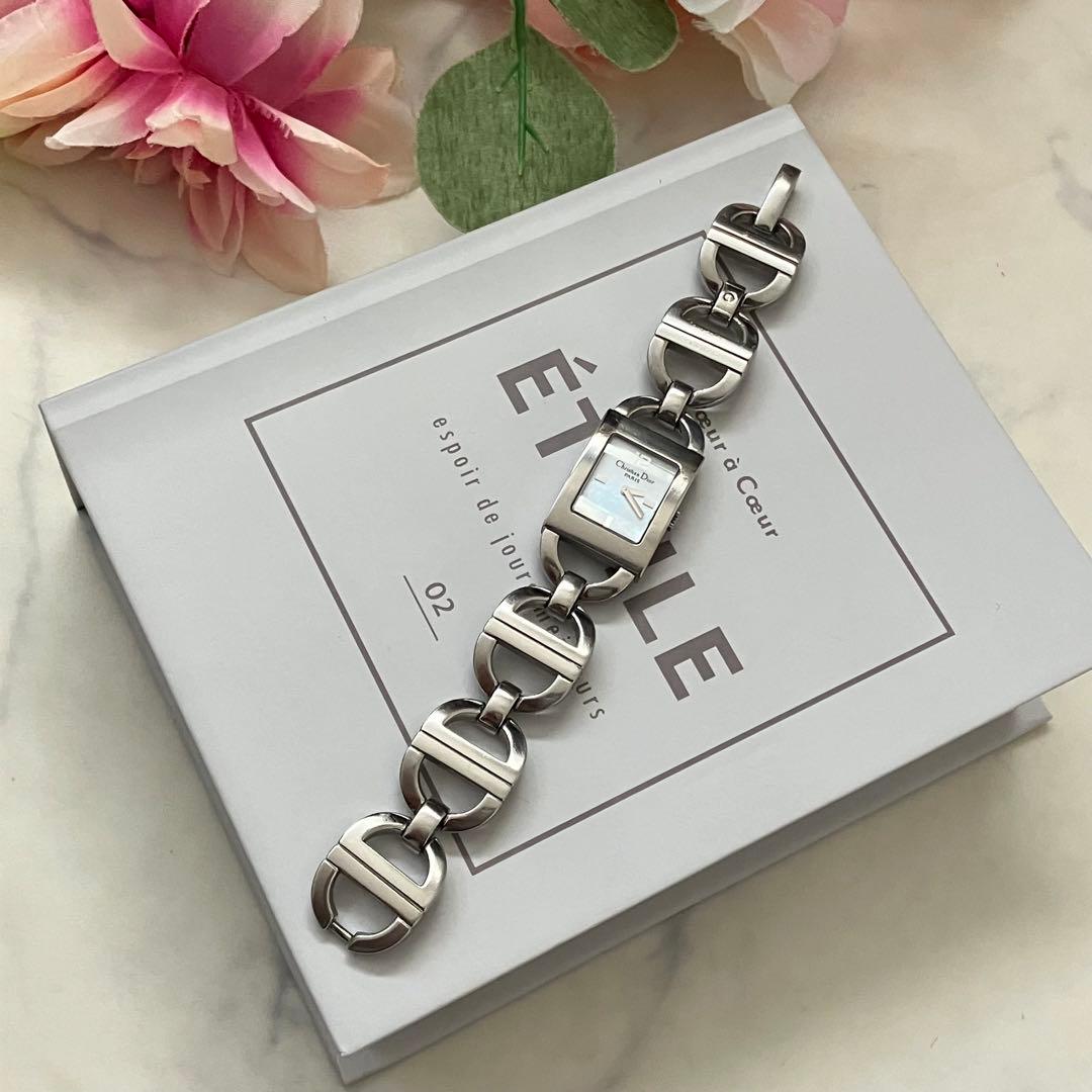 Christian Dior✨クリスチャンディオール　腕時計マリス　シェル文字盤