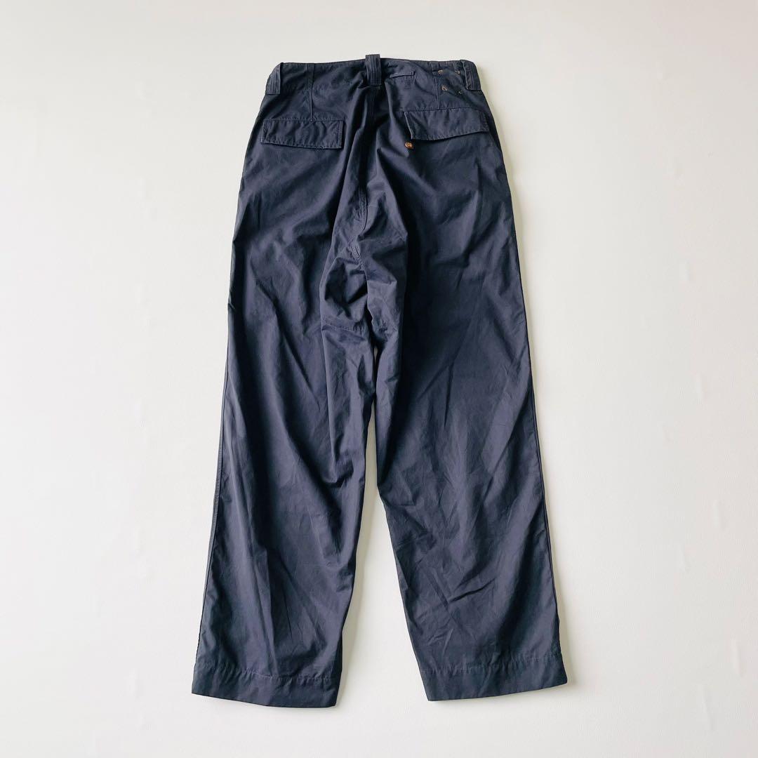 4802【美品】45R チノパン ウェザーの908セイルパンツ　M 紺　日本製