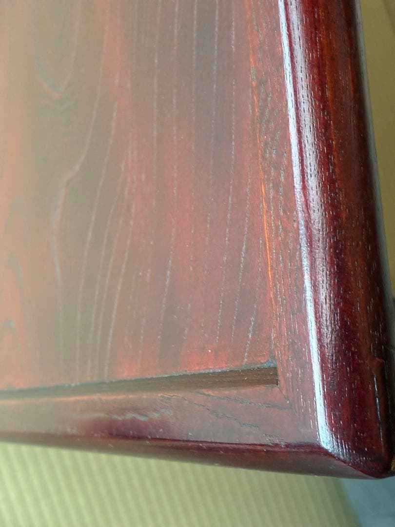 ケヤキ材 本漆塗り こたつ天板 正方形 760×760×25mm 天板のみ