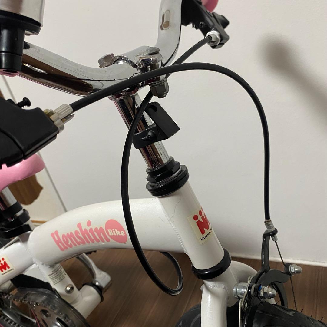 【希少】Henshin Bike へんしんバイク 限定カラー ホワイトxピンク