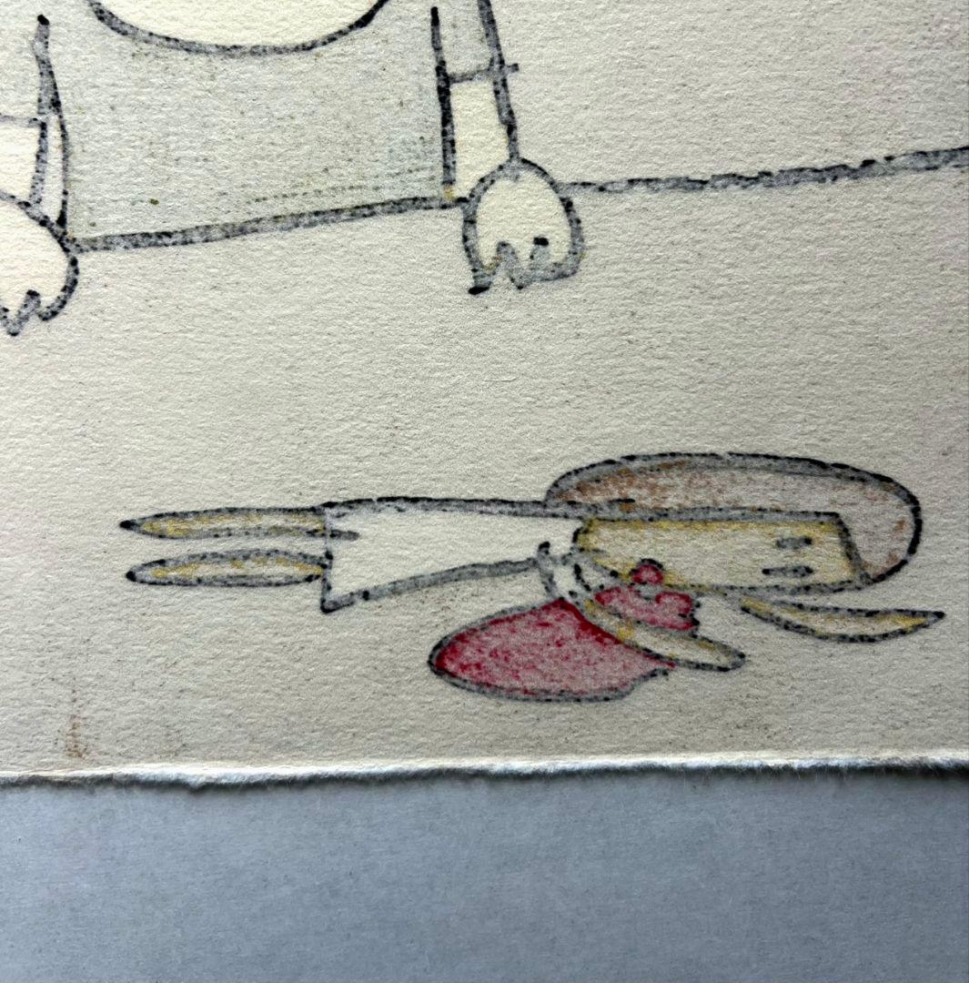 「Broken Treasures」奈良美智　木版画作品　 村上隆　草間彌生