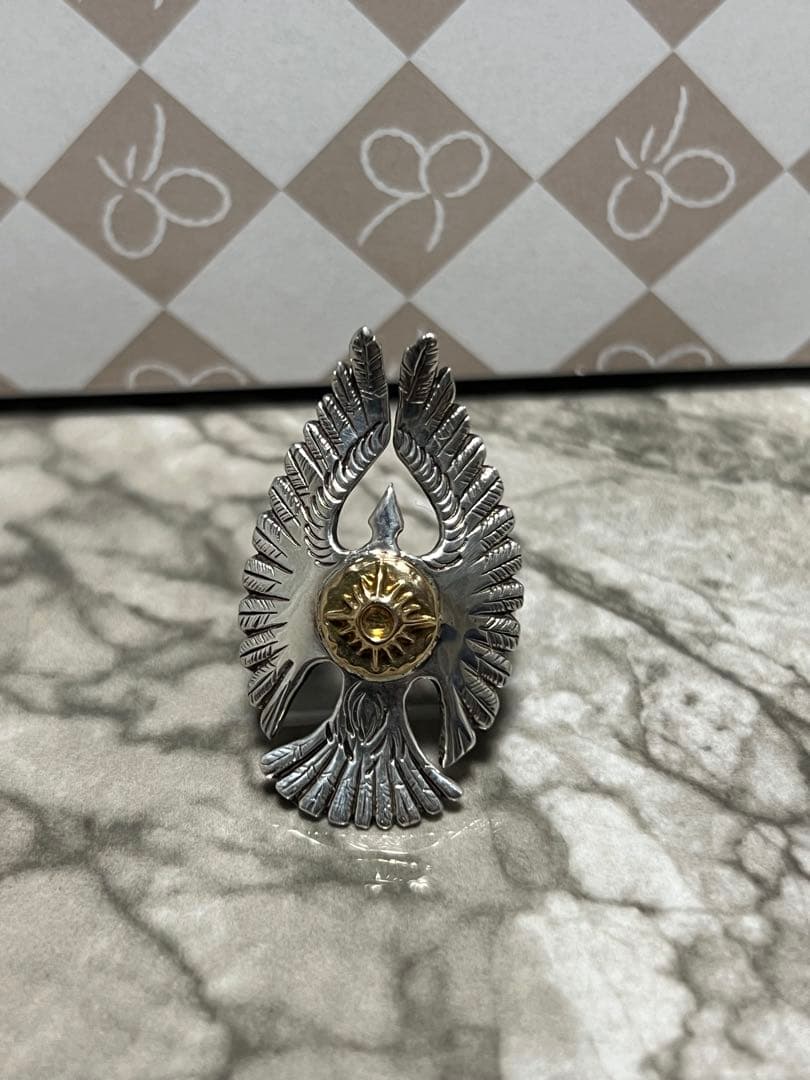 羽根デザイン シルバーリング アリゾナフリーダム