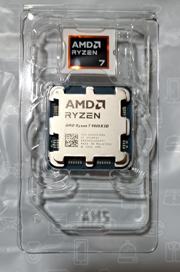 【新品/バルク品】AMD RYZEN 7 9800X3D