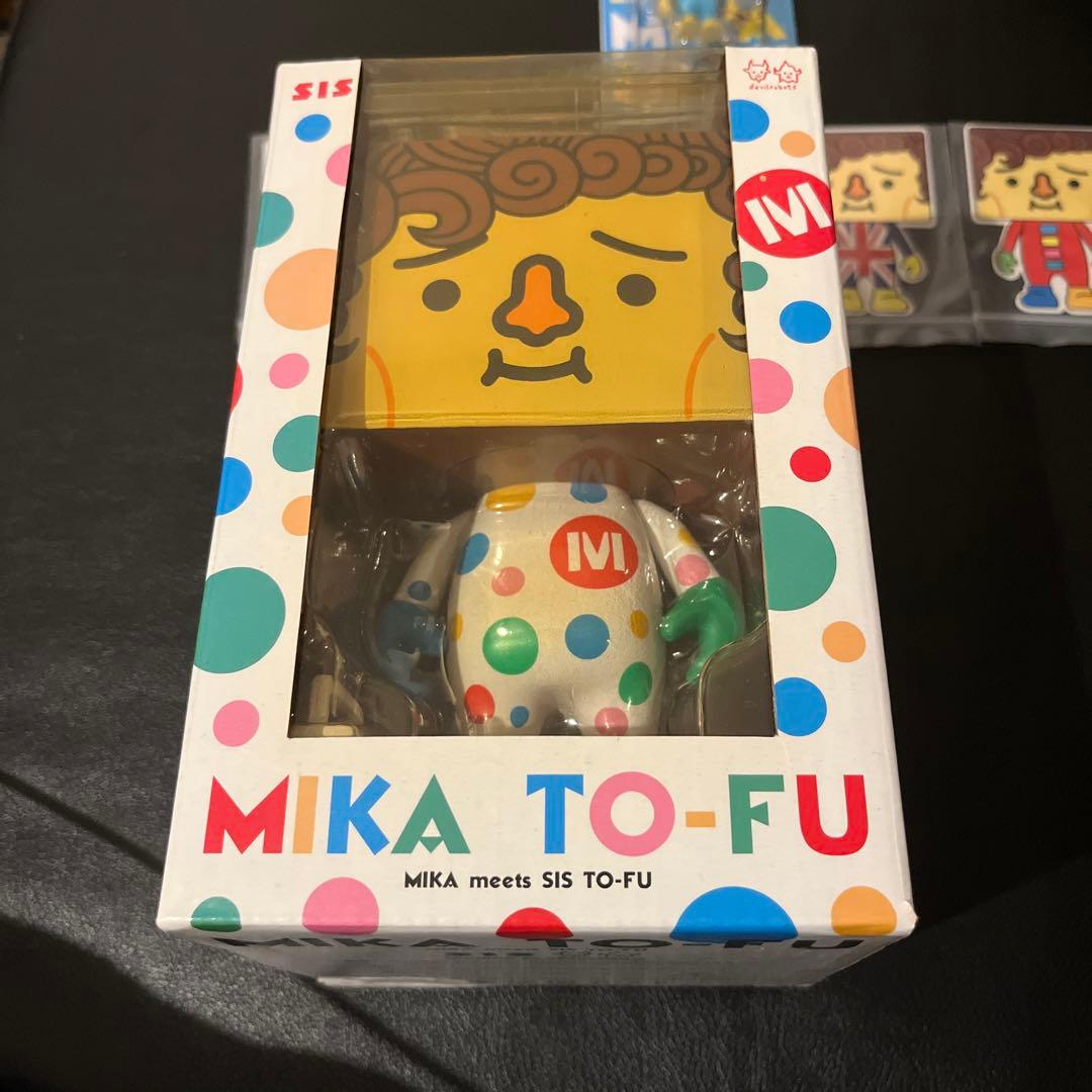 TO-FU OYAKO×MIKA コラボ フィギュア　大　小　ステッカー?セット