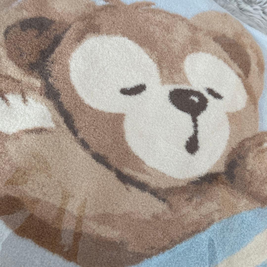 新品タグ付　ニットブランケット　ダッフィーアンドフレンズ　ジェラートピケ