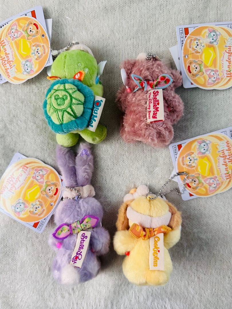 ☆SALE☆新品 ワンダフルキッチングッズ ぬいぐるみチャーム 4点セット