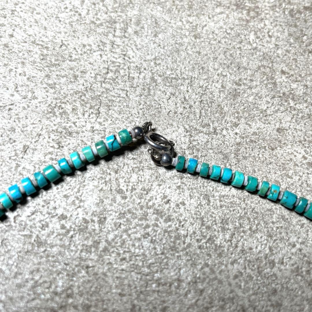 インディアンジュエリー ナバホ バングル ターコイズネックレス付き