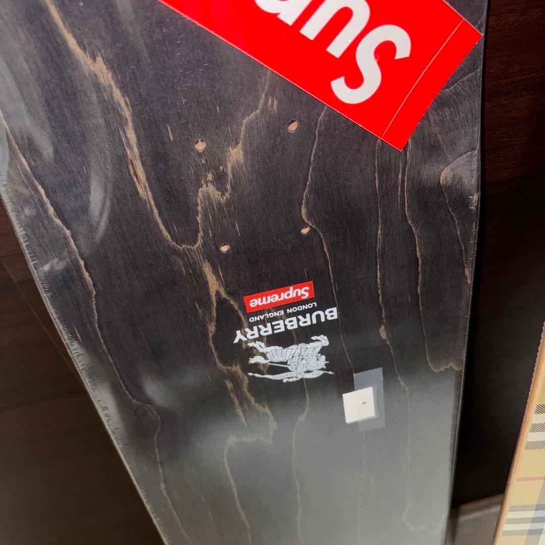 22SS 新品 Supreme Burberry Skateboard デッキ