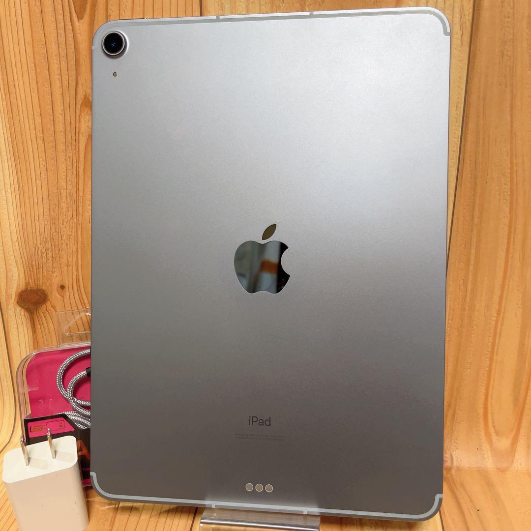 SIMフリー 本体 iPad Air 4 64 GB 044 ブルー 電池良好