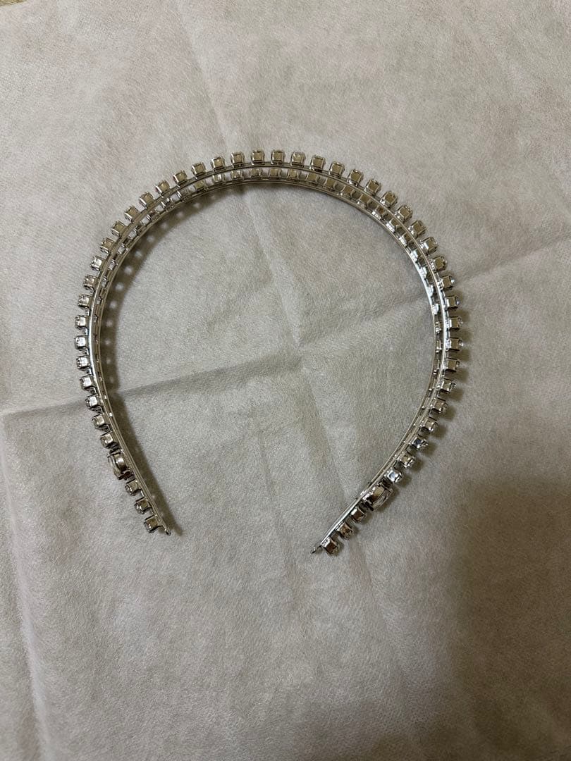 LoveTiara クリスタルヘッドドレス　ピアスセット