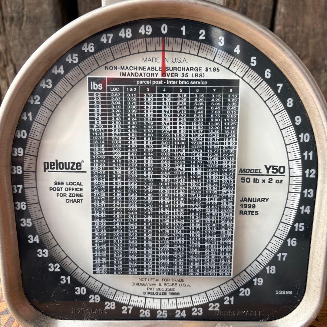 【1990s USA vintage】Pelouze スケール　はかり　郵便局