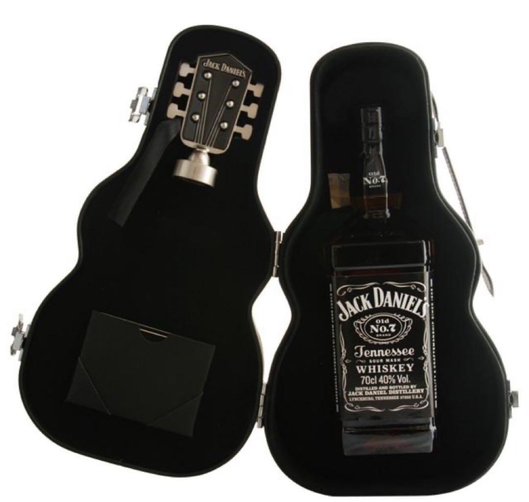 ジャックダニエルギターケース　ボトルなし　トップあり