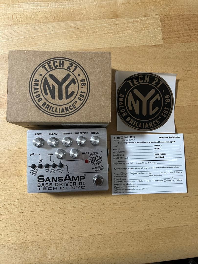 TECH21 SansAmp Bass 1000個限定 サンズアンプ ベース