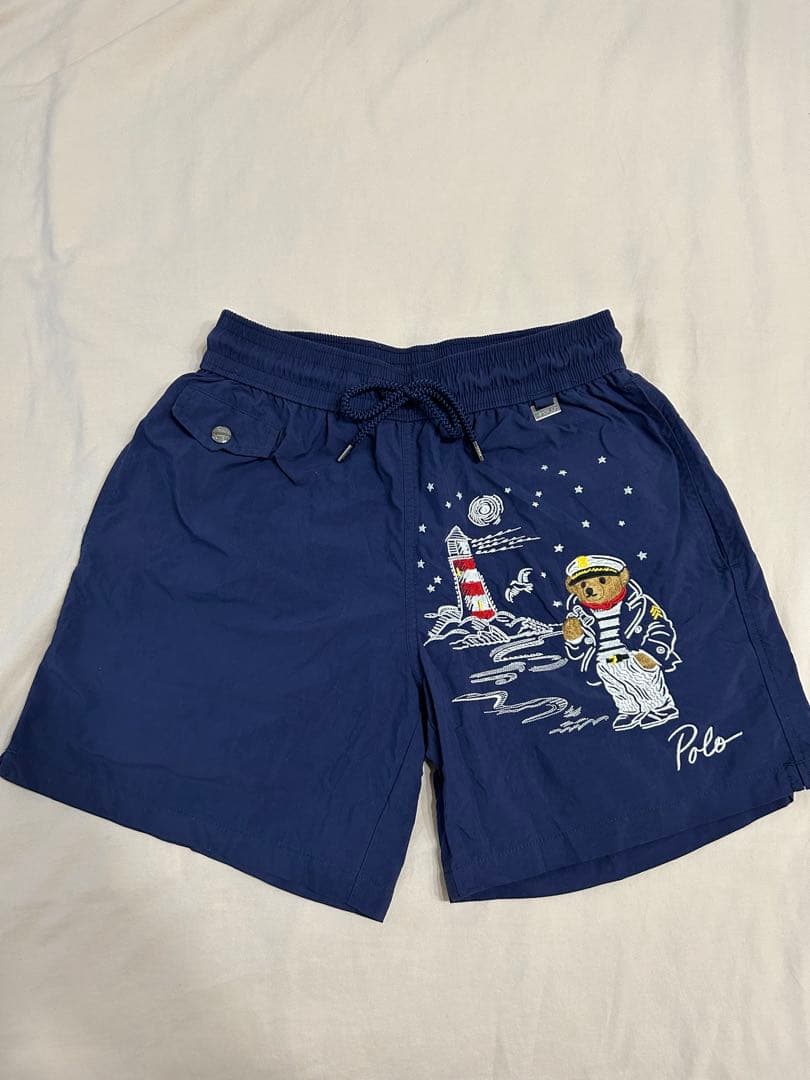 希少！美品！ポロラルフローレン　水着　刺繍　ベア　poloralphlauren