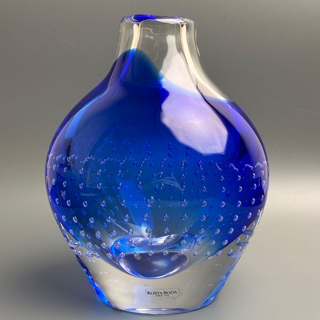 北欧 KOSTA BODA コスタボダ ヨーラン・ヴァルフ 花瓶 18.5cm