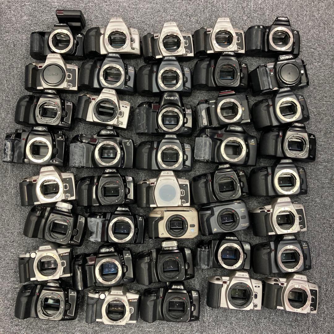 【メ3】計40個 MINOLTA 一眼レフ フィルムカメラ まとめ売り ジャンク