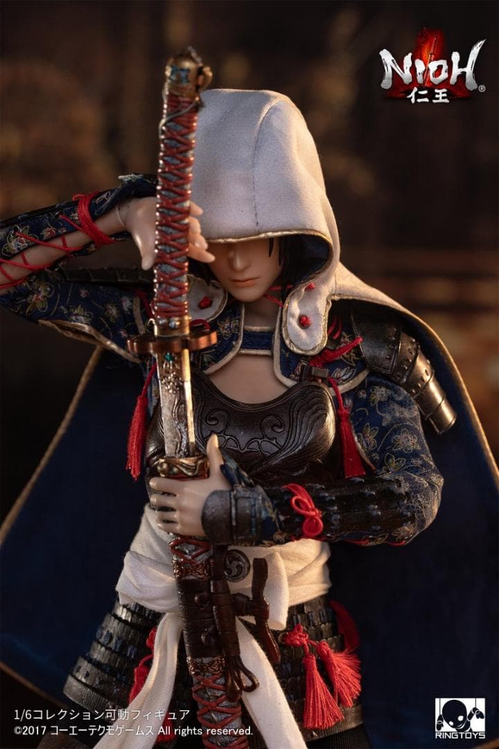 仁王 立花誾千代 1/6 可動フィギュア[リングトイズ]【欠品】 特製台座