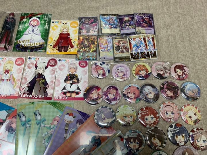 にじさんじ★まとめ売り★アクリル★缶バッジ★カード★ファイル★シールなど、、、