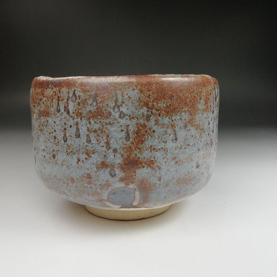 Ｔ９０３　茶碗　『鼡志野』『順風陶苑　加藤鐐 作』　共箱　抹茶碗　茶道具