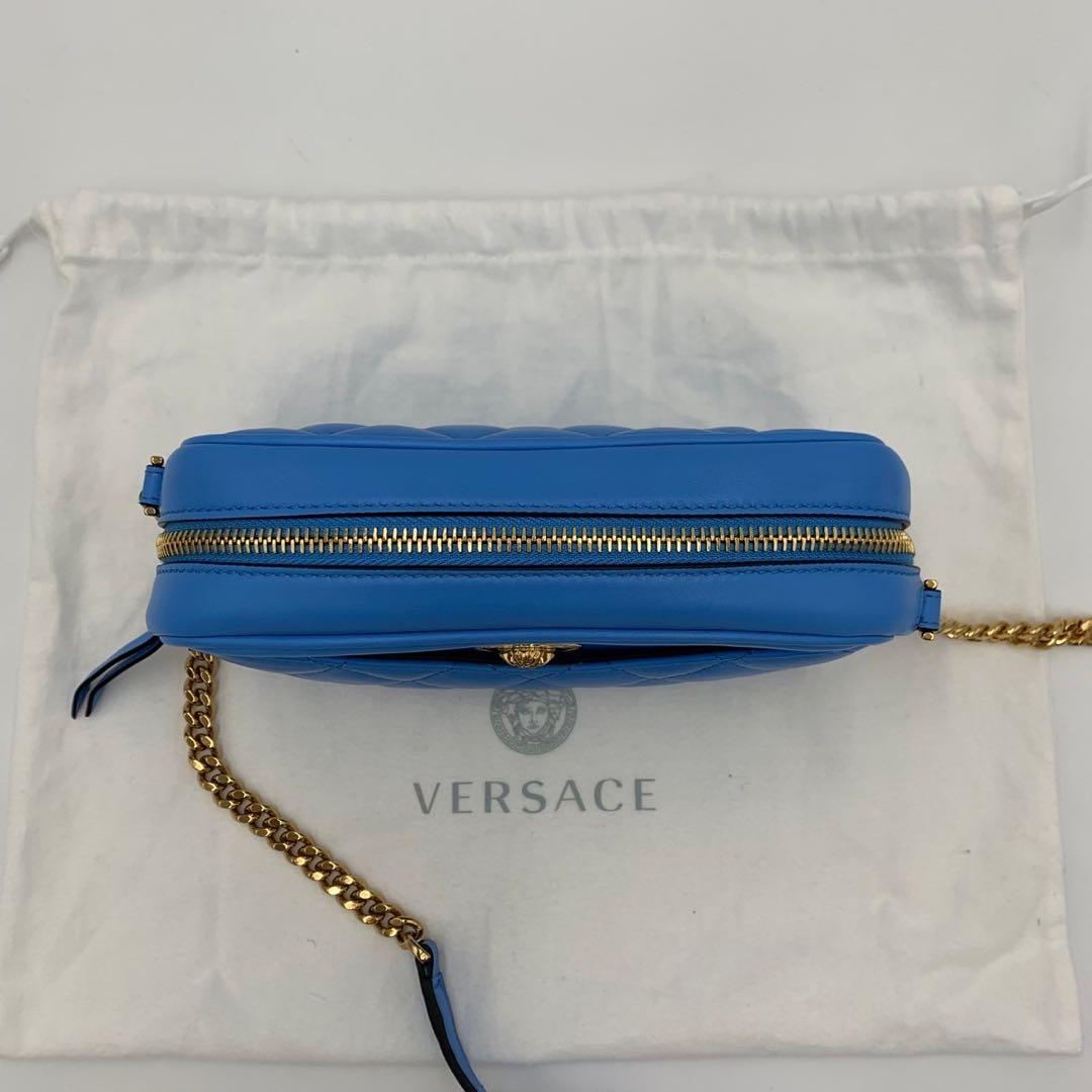 未使用保管品 ヴェルサーチ メデューサ チェーン ショルダーバッグ カメラバッグ