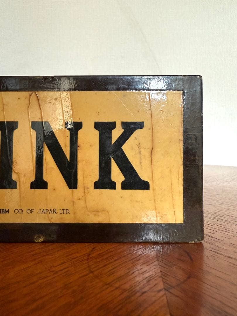 IBM 「THINK」壁掛け 60年代 / ビンテージ / 当時物 / 非売品