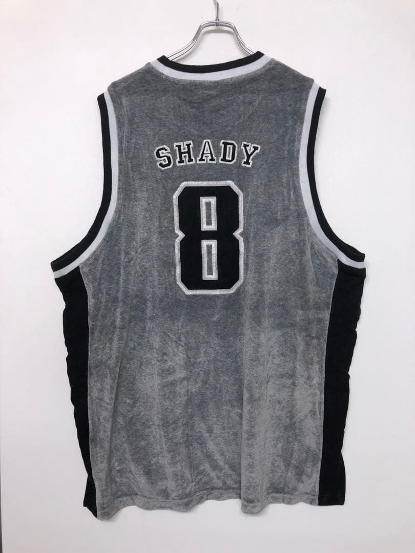 SHADY ltd エミネム オールド 00s古着 ベロア ユニフォームシャツ