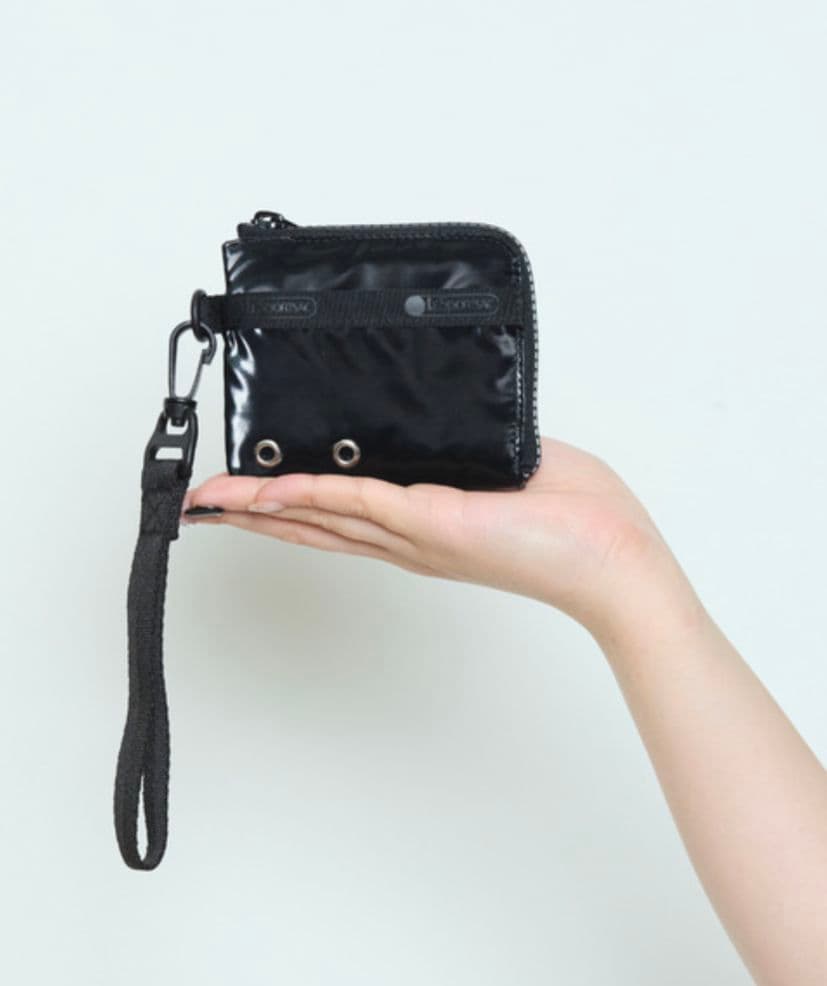 新品 レスポートサック SLIM WALLET STRAP ブラック