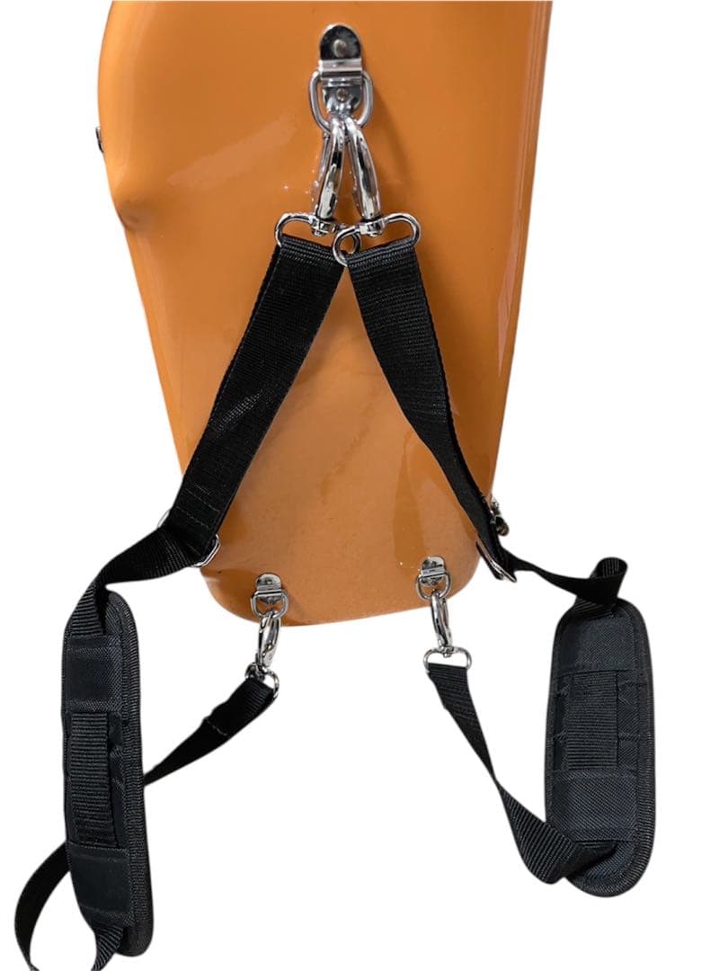 美品　C.C シャイニーケース　オレンジ　トランペット