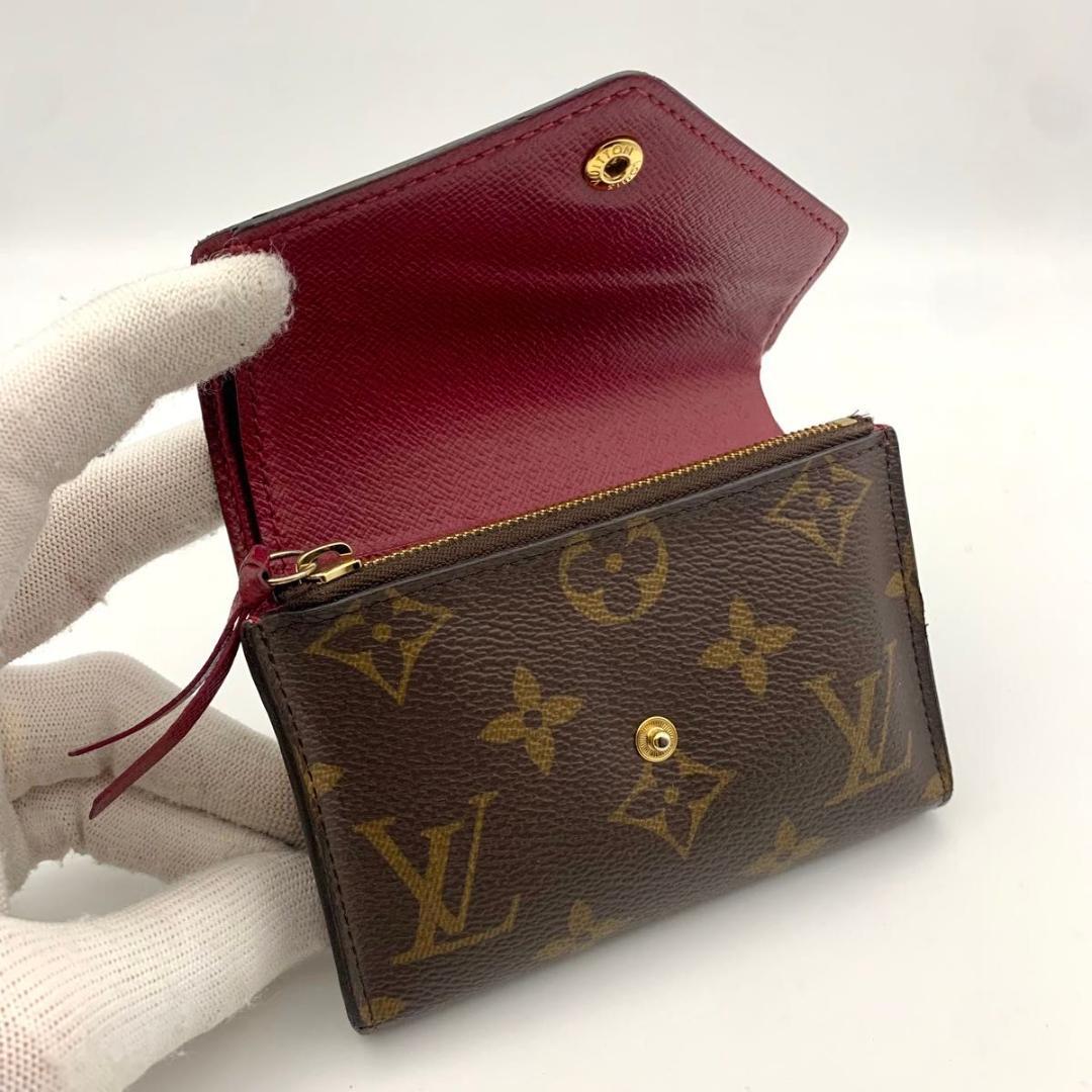 鑑定済み ルイヴィトン ポルトフォイユ ヴィクトリーヌ 財布 コンパクト 小型