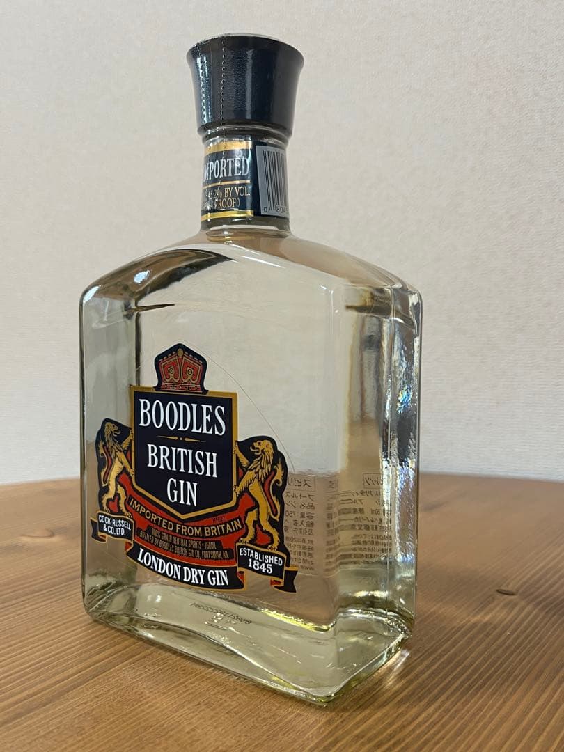 Boodles British Gin ロンドン・ドライ・ジン 未開栓　旧ボトル