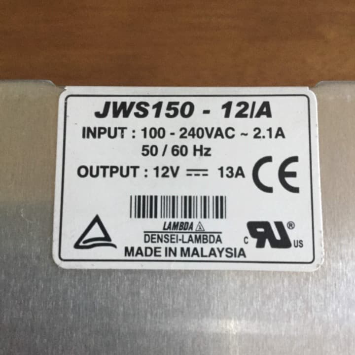 安定化電源     (スイッチング電源12v13A)