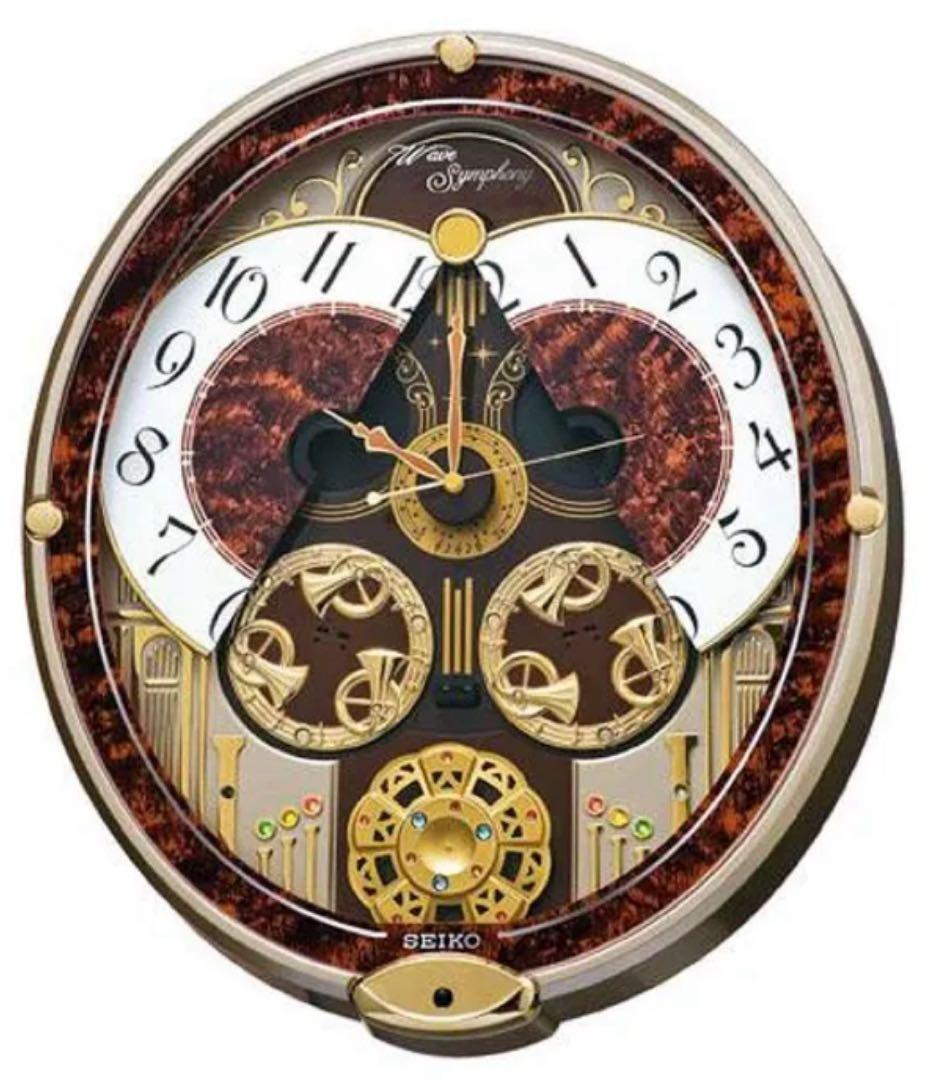 【美品】SEIKO RE568B からくり電波時計