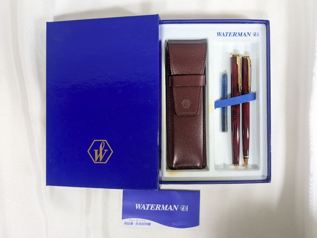 ウォーターマン プレファス スリラー レッド 万年筆 18K 750 ボールペン