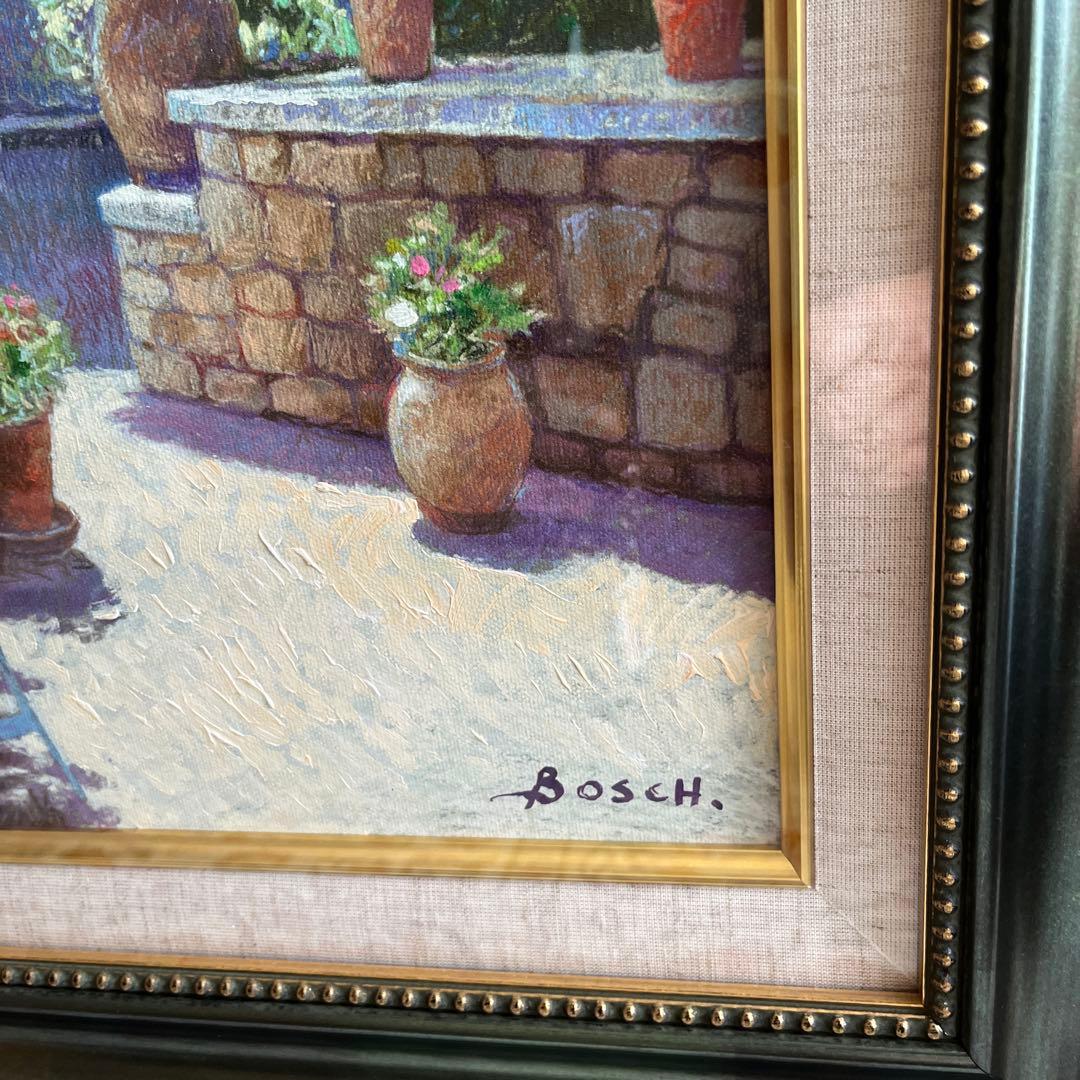 お値下げしました❣️美品　フランシスコ　ボッシュ　中庭　パステル　水彩他