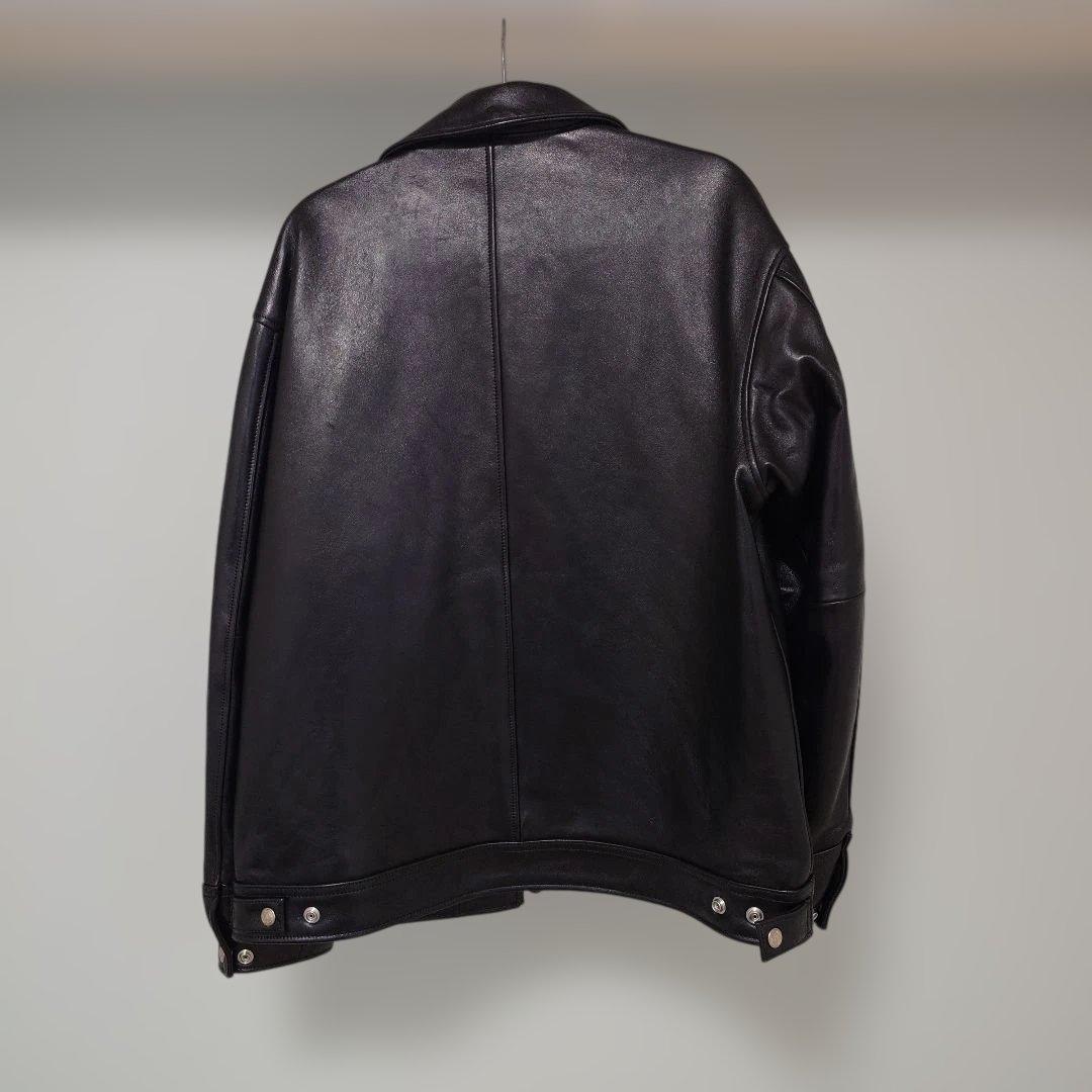 schott ブラック レザージャケット　ライダース　革ジャン　Mサイズ