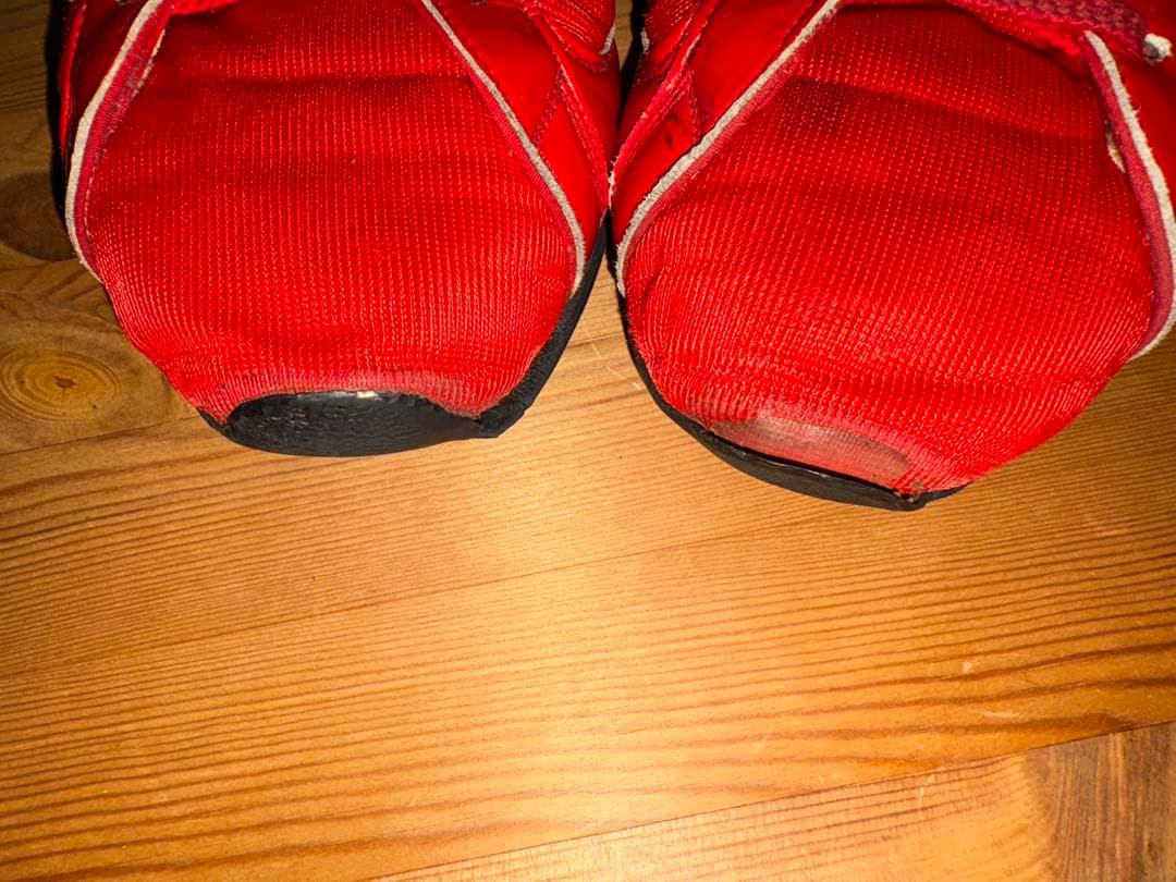 ミズノ ボクシングシューズ レッド