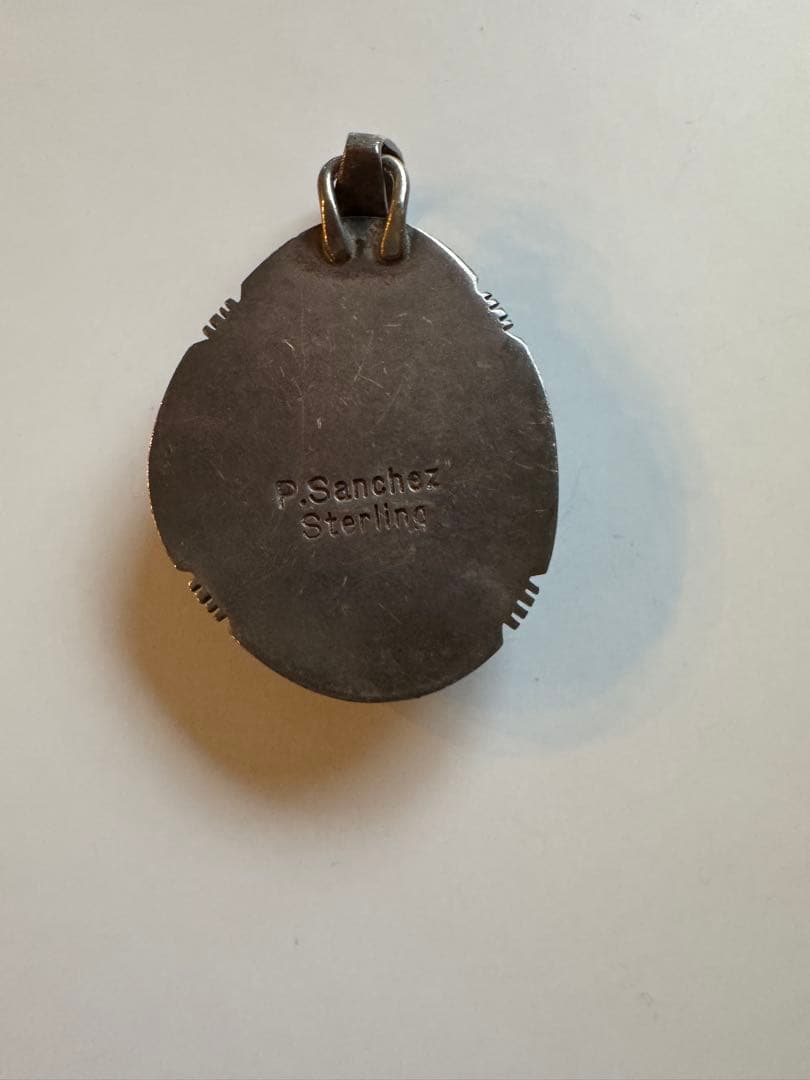 INDIAN JEWELRY ターコイズ ペンダント トップP. Sanchez