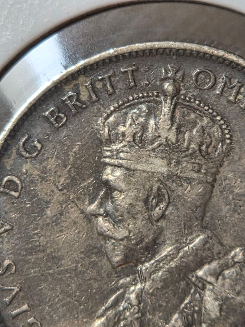 (稀少年号)オーストラリア連邦　ジョージ５世　1フローリン銀貨　1919 M