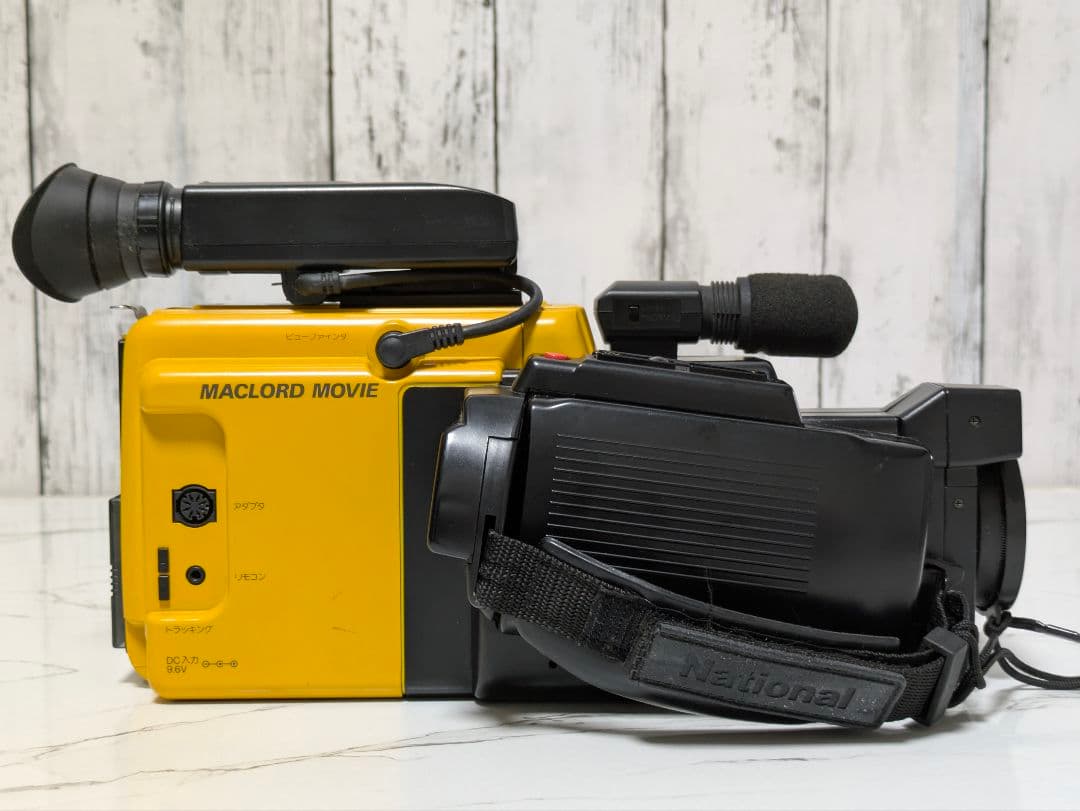 【希少動作品】National　NV-MC15　VHS-C対応　イエロー