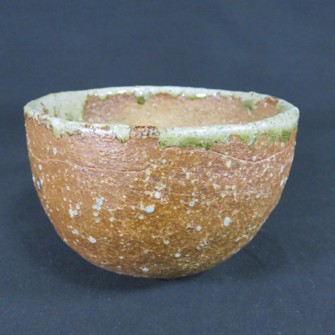 萩焼 水尾峰雪 抹茶碗 茶器 茶道具 木箱 共箱 素朴 荒々しい