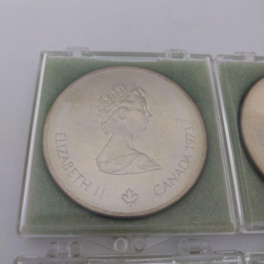 カナダ銀貨 1976年 モントリオールオリンピック記念 4枚セット