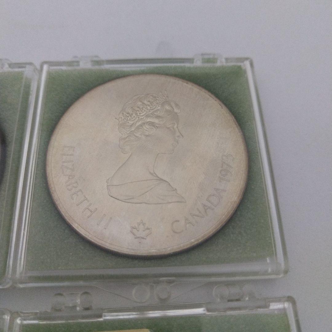 カナダ銀貨 1976年 モントリオールオリンピック記念 4枚セット