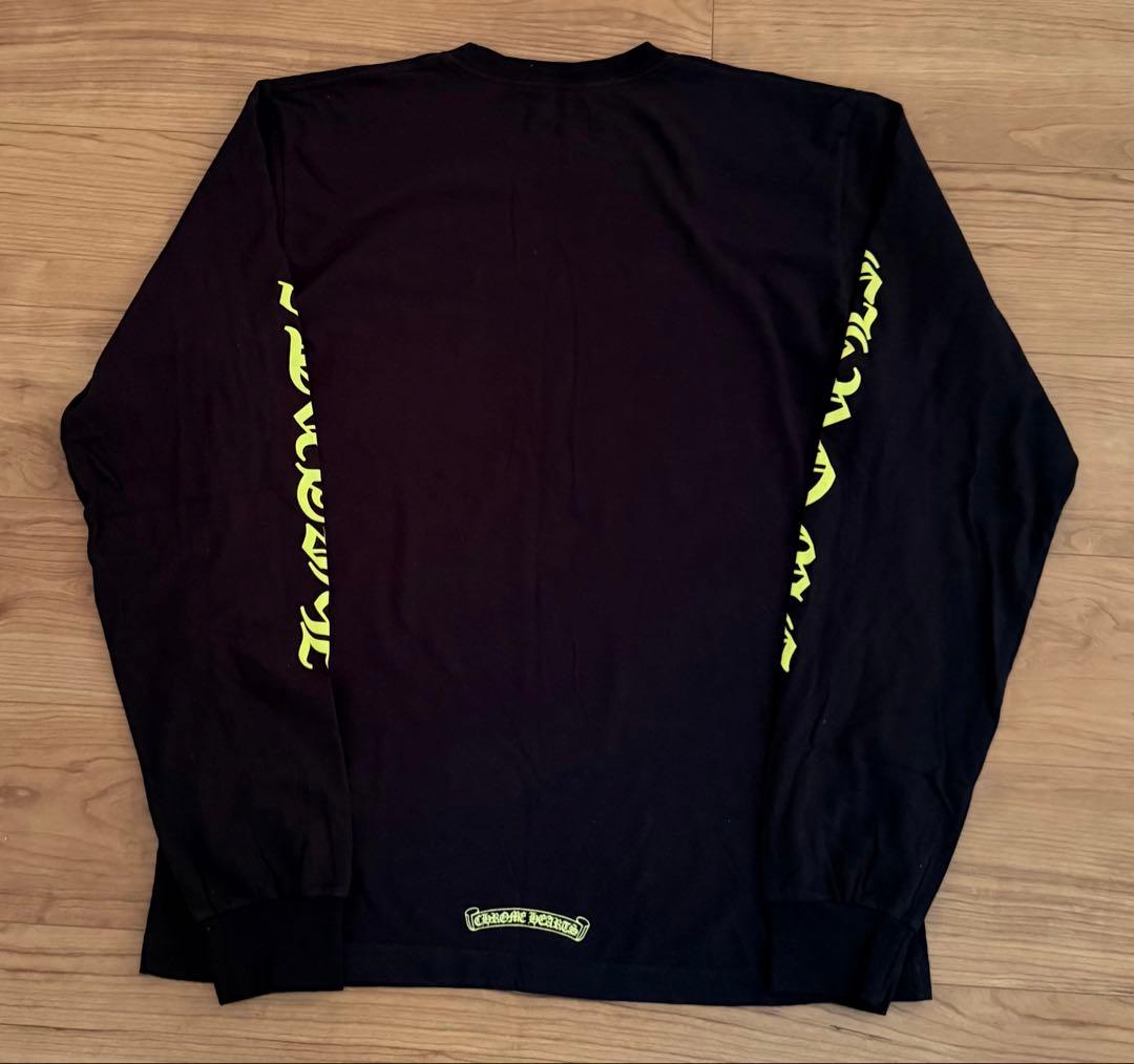 お値下げ中‼︎Chrome Hearts ネックロゴ ロングスリーブ Tシャツ