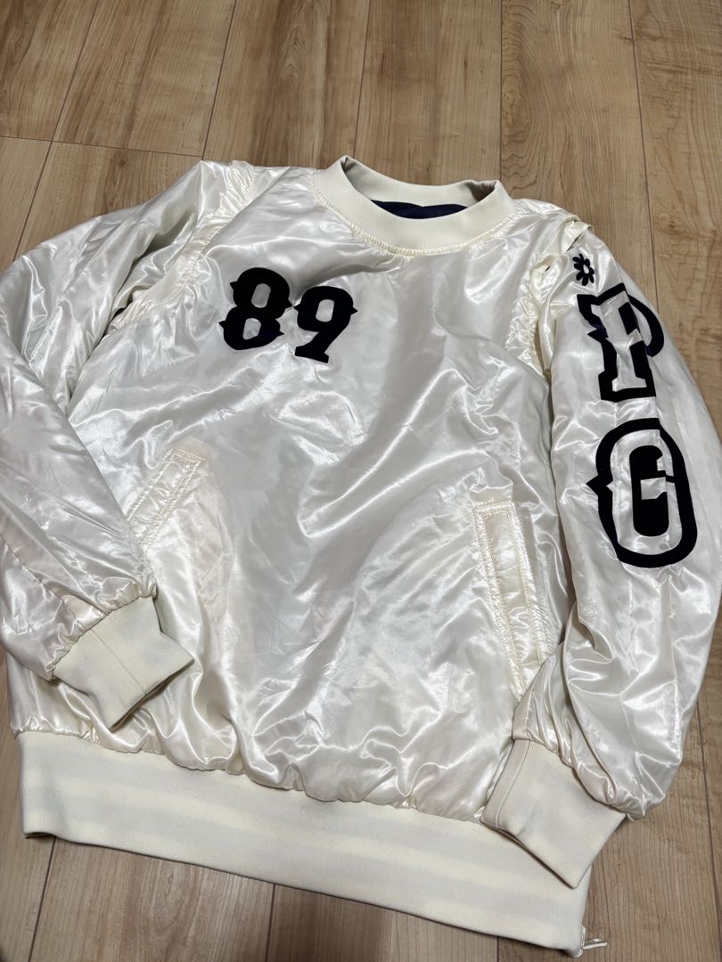 パーリーゲイツ 中綿 リバーシブル プルオーバー